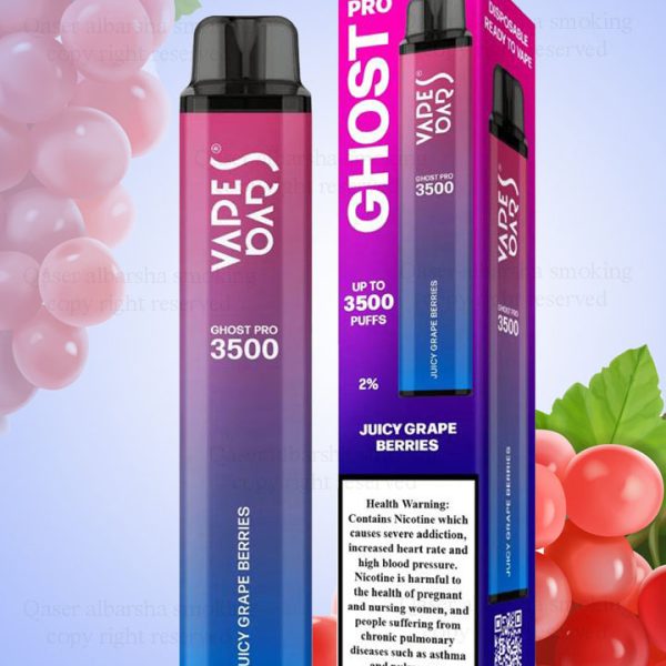 Juicy grape berries Ghost 3500Puffs 2%