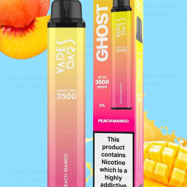 Peach mango Ghost 3500Puffs 2%
