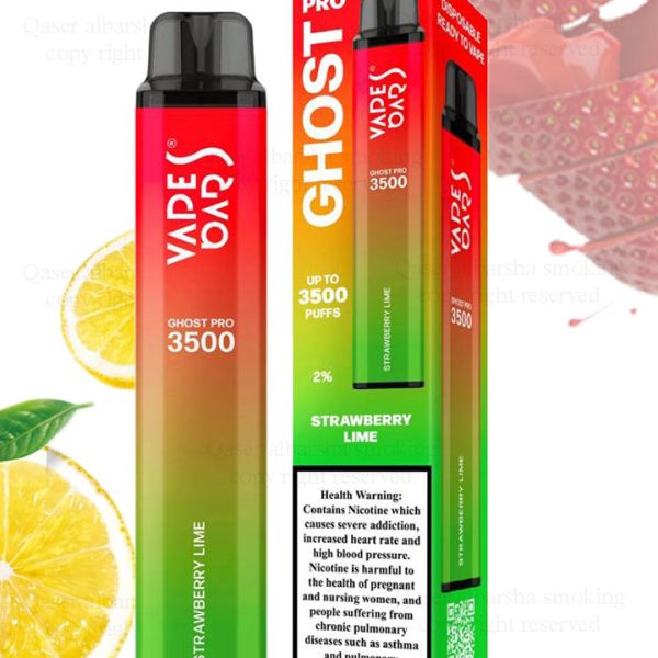 Strawberry lime Ghost 3500 Puffs 2%