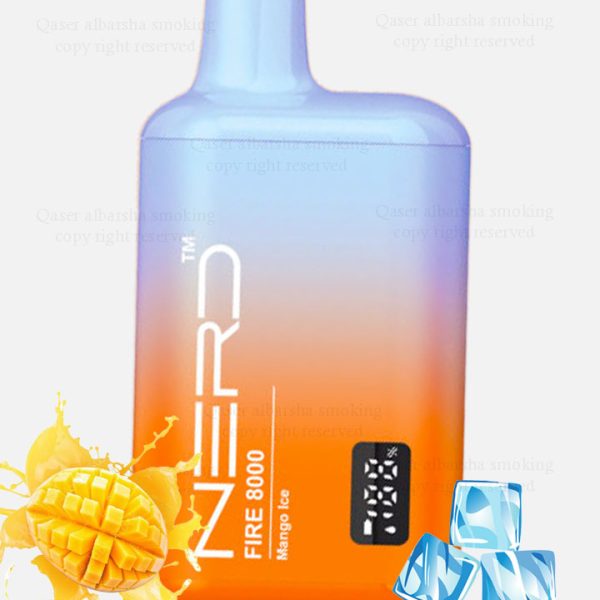 Mango ice Nerd 8000Puffs 2%
