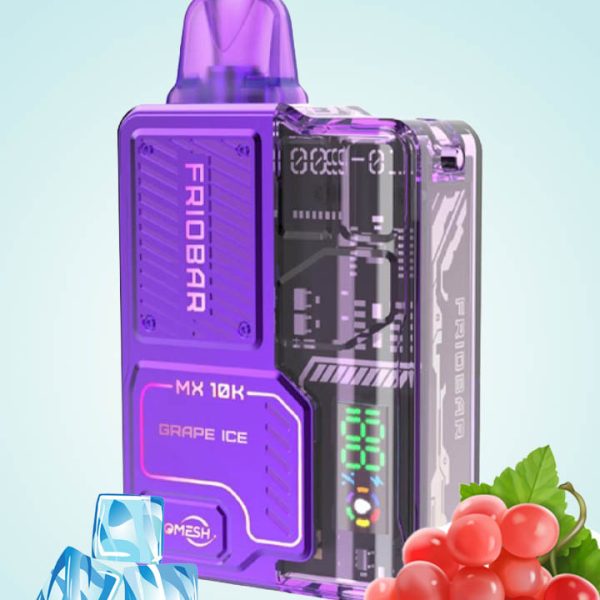 Grape ice Friobar 10000 Puffs 2%