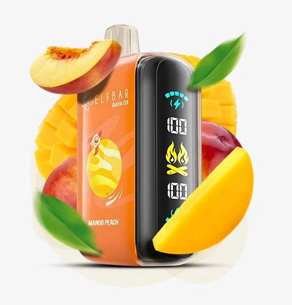 Mango peach Elfbar 25000 puffs 5%